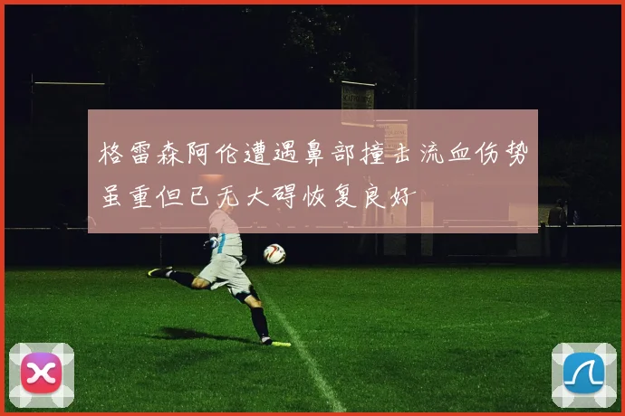 格雷森阿伦遭遇鼻部撞击流血伤势虽重但已无大碍恢复良好